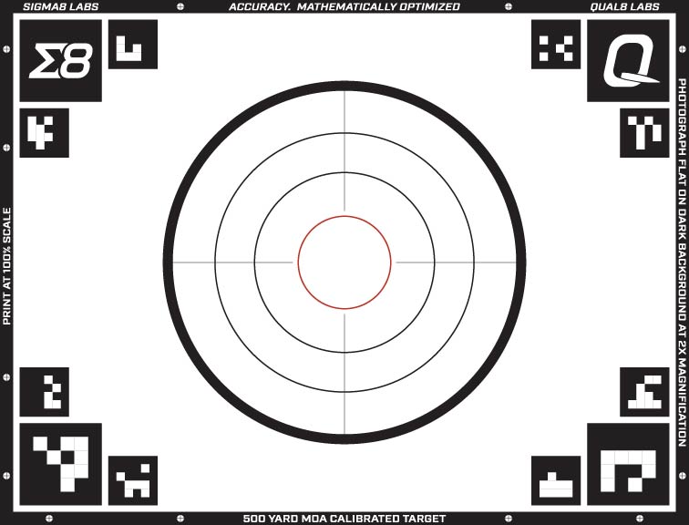 Preview of 500 / 1000 Yard MOA Target