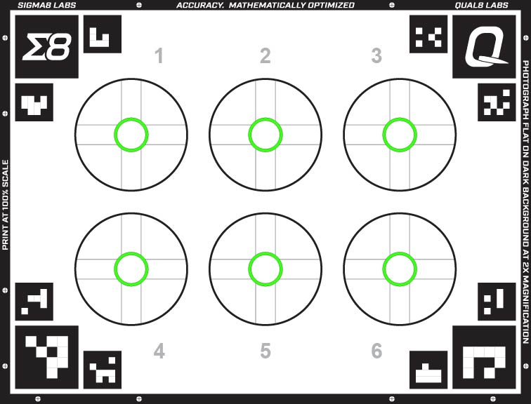 Preview of 6X Round Calibrated Target