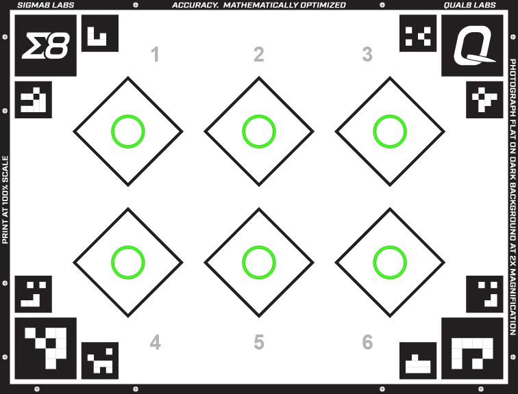 Preview of 6X Diamond Calibrated Target