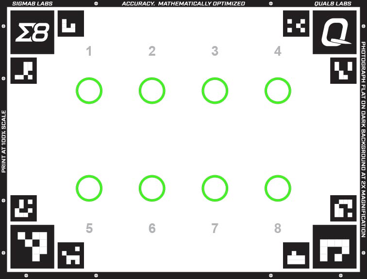 Preview of 8X Open Bullseye Target