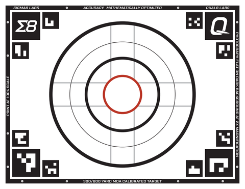Preview of the 300 / 600 Yard MOA Target