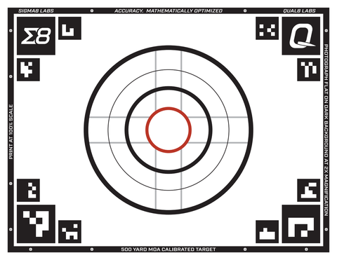 Preview of the 500 / 1000 Yard MOA Target