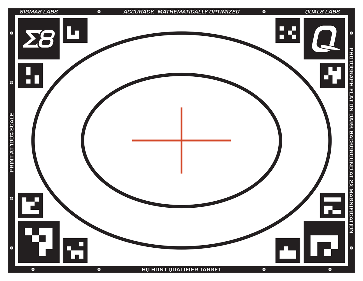 Qual8 Hunt Qualified calibrated target